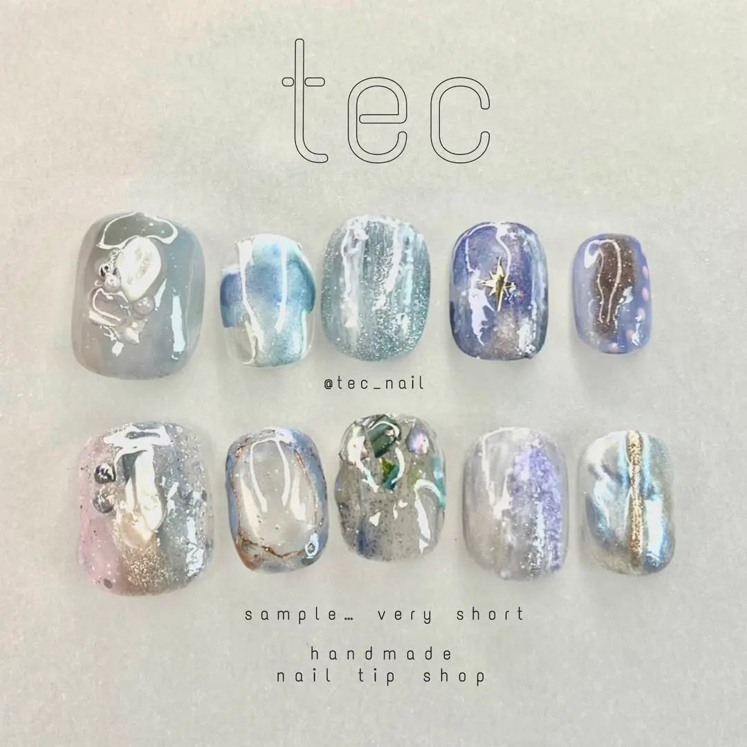 ☑︎ foam nail chip Korean order nuance nail individual