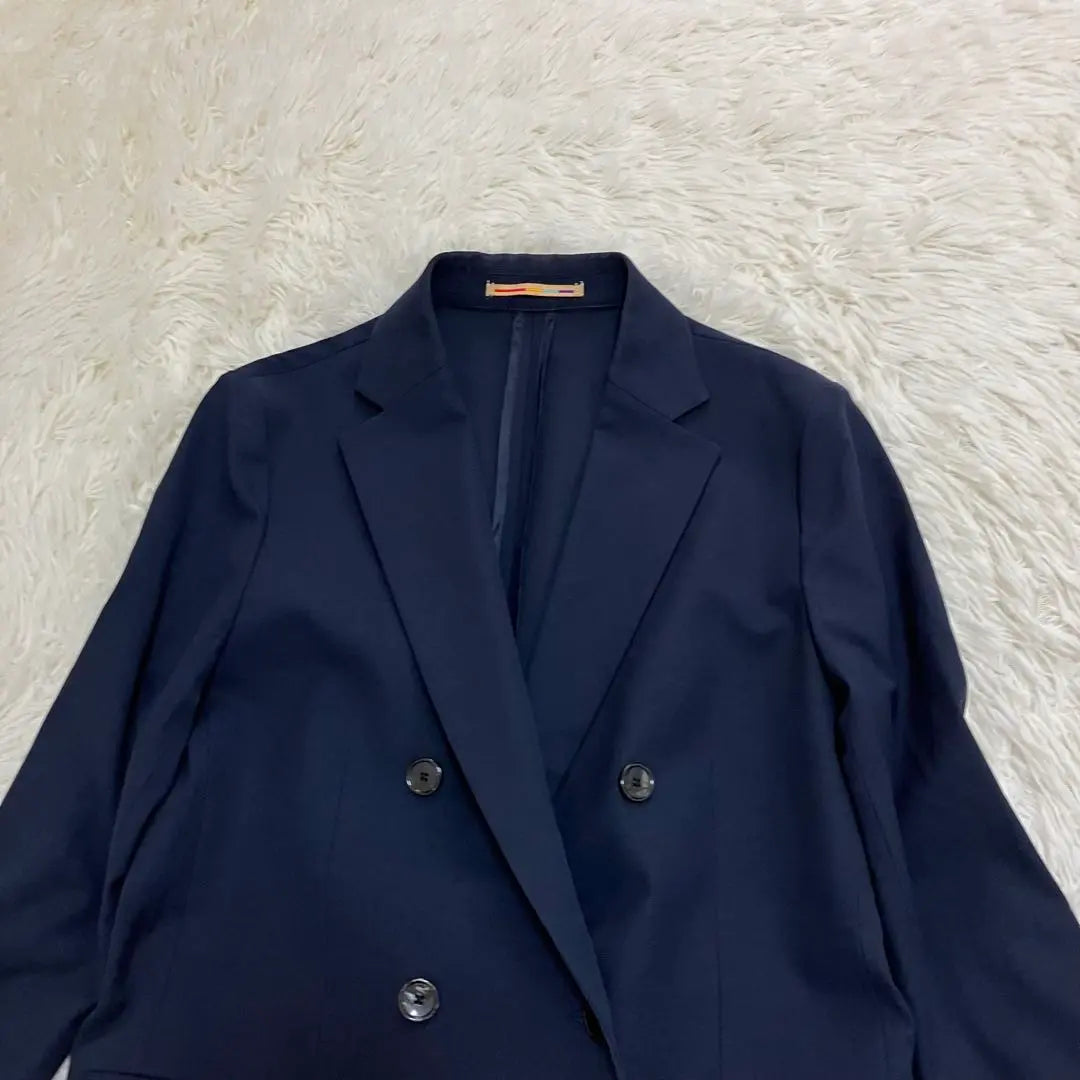 Orihika Lime Setup Double Jacket Stretch L Navy