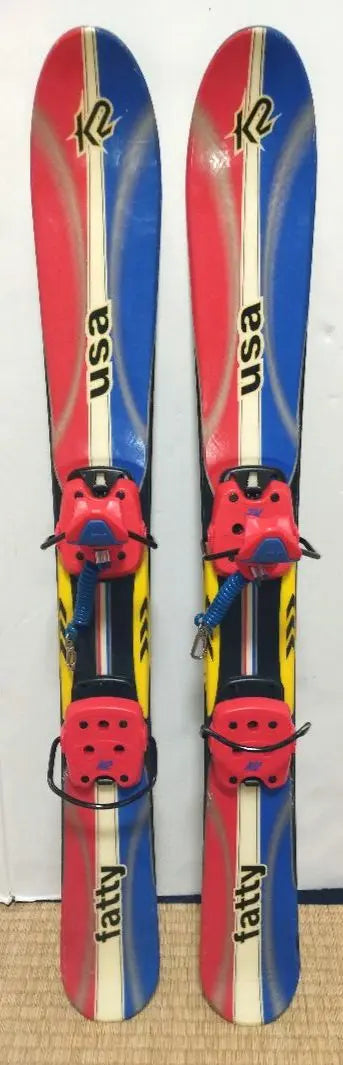 K2 fatty usa short ski fun ski (with leash cord)