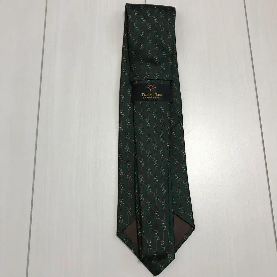 80's vintage vintage clothing! Made in Italy Thomas Ties All-over Silk Tie