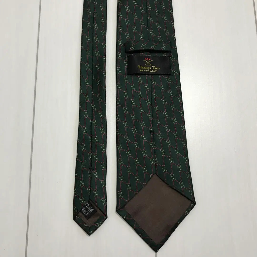 80's vintage vintage clothing! Made in Italy Thomas Ties All-over Silk Tie