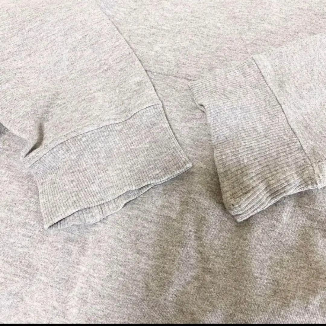 [Mujer] Sudadera con capucha (M) Gris para mujer Logotipo de cuadros finos Primavera Otoño Invierno