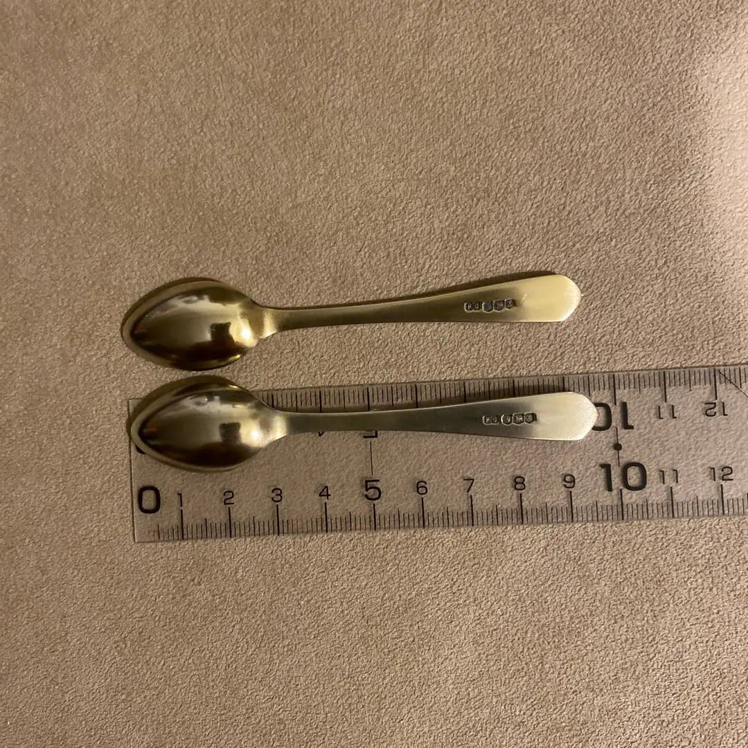 Two spoons with silver engraved silver silver tableware silverware silverware silver