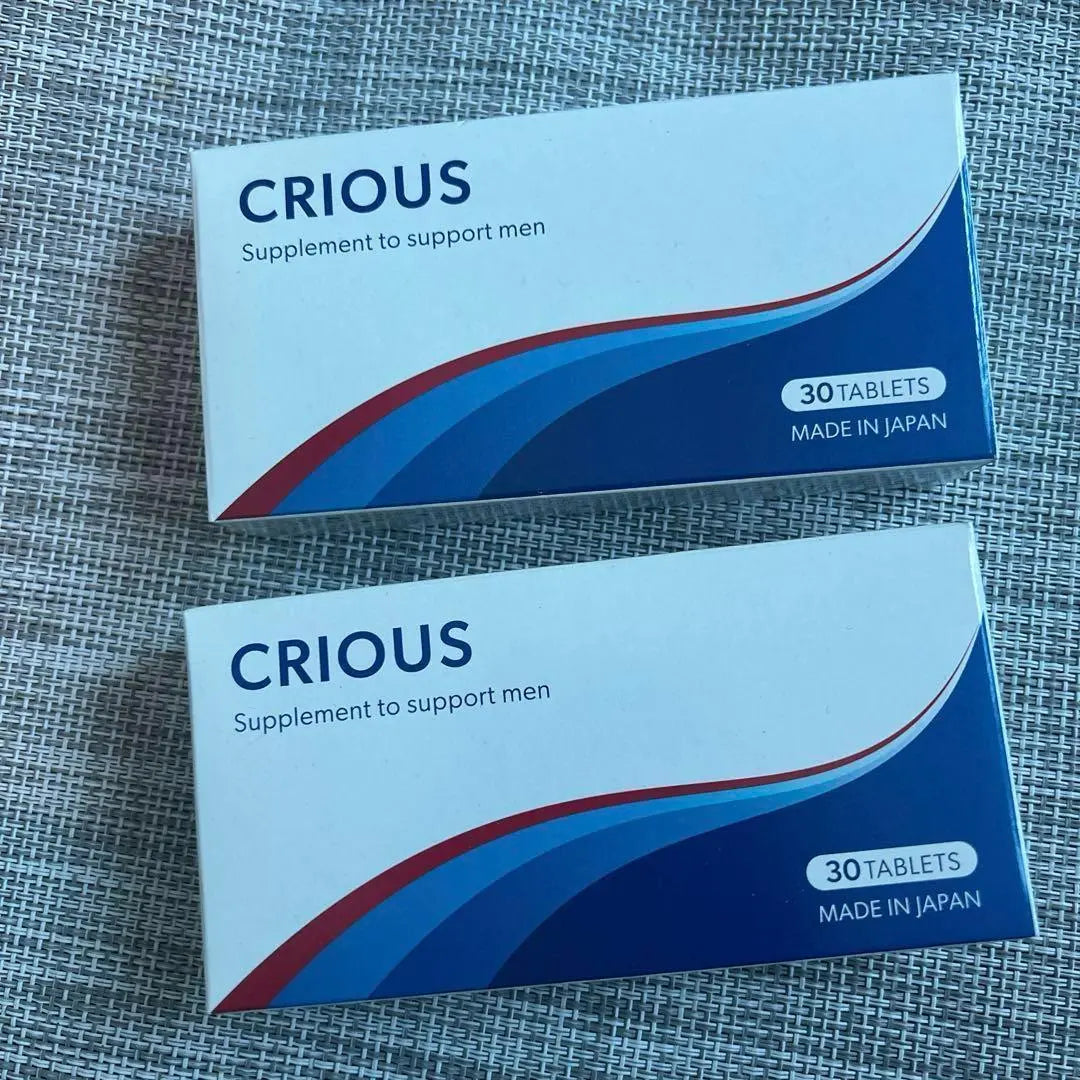 [New unopened] CRIOUS supplement 30 tablets x 2 box anonymous delivery [Popular items]