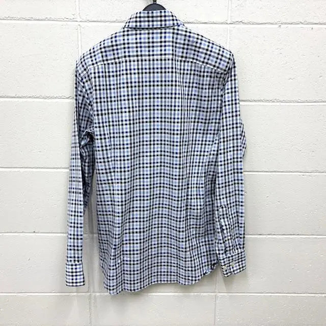 ◇BANANA REPUBLIC Check Shirt Free Shipping Tube 9658