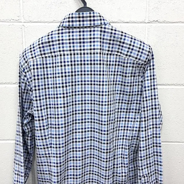 ◇BANANA REPUBLIC Check Shirt Free Shipping Tube 9658