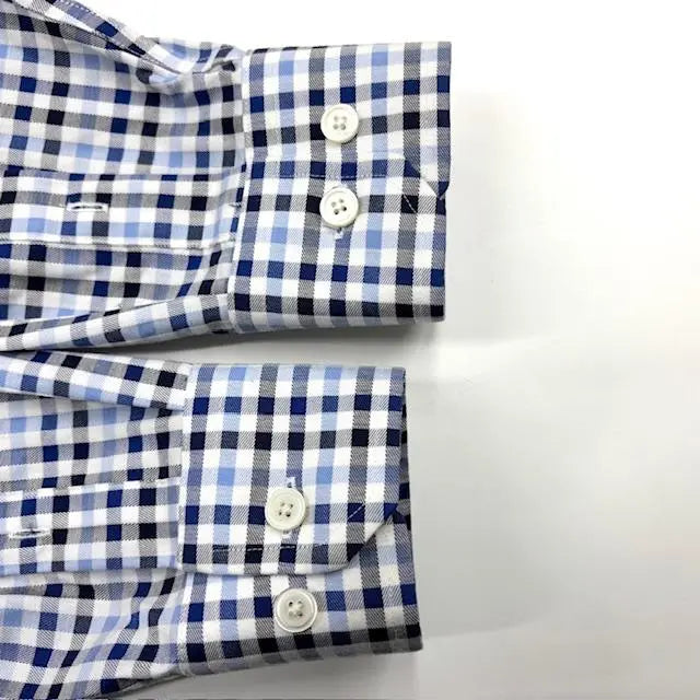 ◇BANANA REPUBLIC Check Shirt Free Shipping Tube 9658