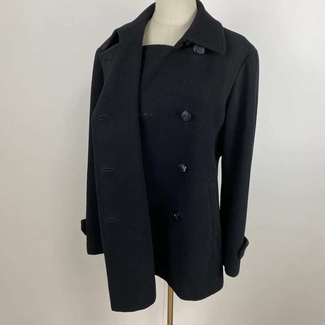 Hiromichi Nakano School P coat middle length wool L | hiromichi nakano school Pコート ミドル丈 ウール L