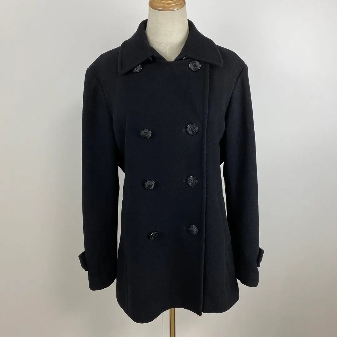 Hiromichi Nakano School P coat middle length wool L | hiromichi nakano school Pコート ミドル丈 ウール L