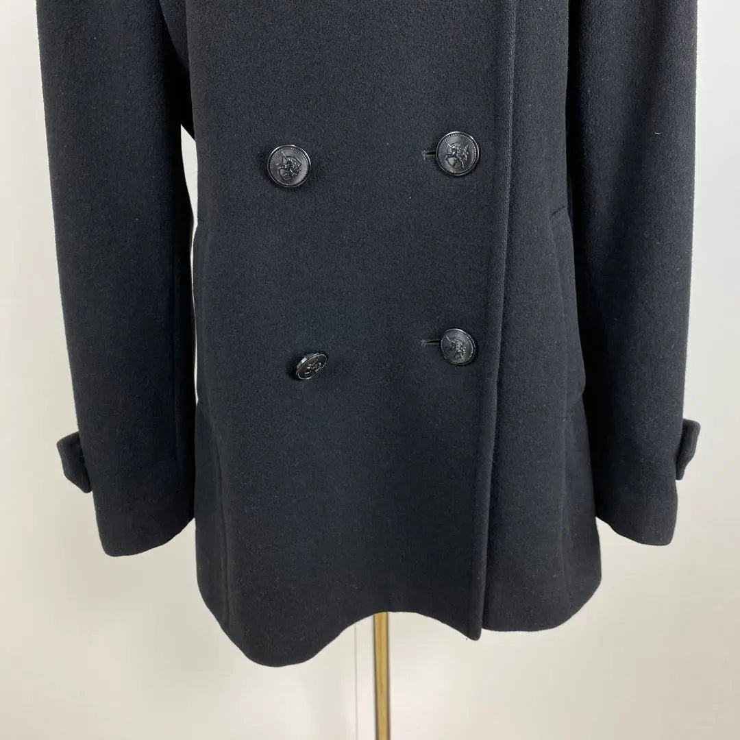 Hiromichi Nakano School P coat middle length wool L | hiromichi nakano school Pコート ミドル丈 ウール L