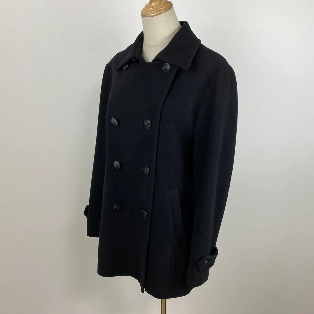 Hiromichi Nakano School P coat middle length wool L | hiromichi nakano school Pコート ミドル丈 ウール L