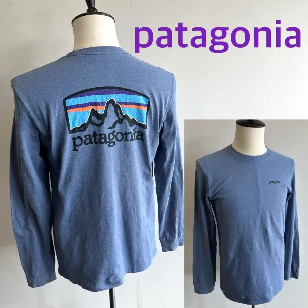 Patagonia Long T-Navy Men's S size 24 hours shipping