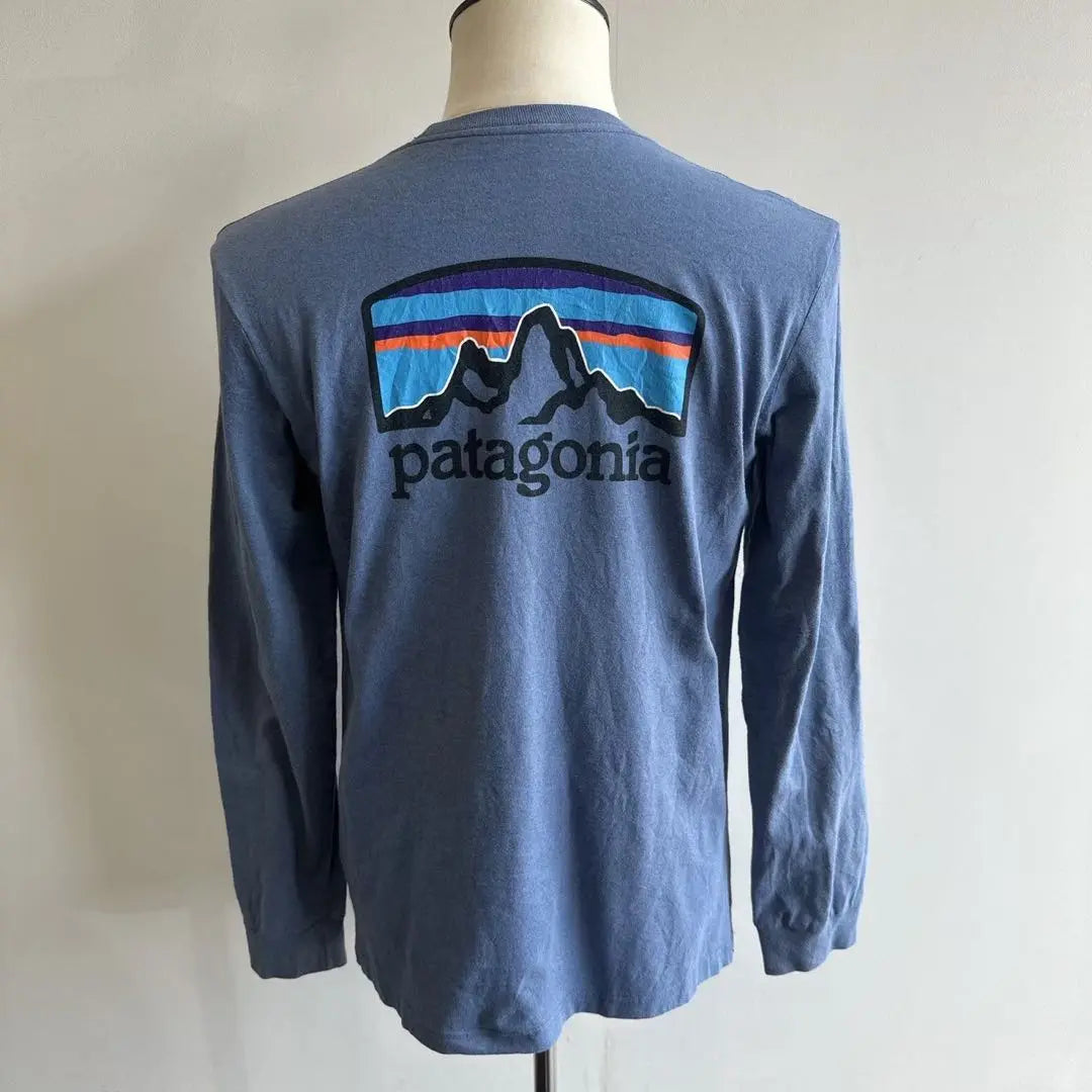 Patagonia Long T-Navy Men's S size 24 hours shipping