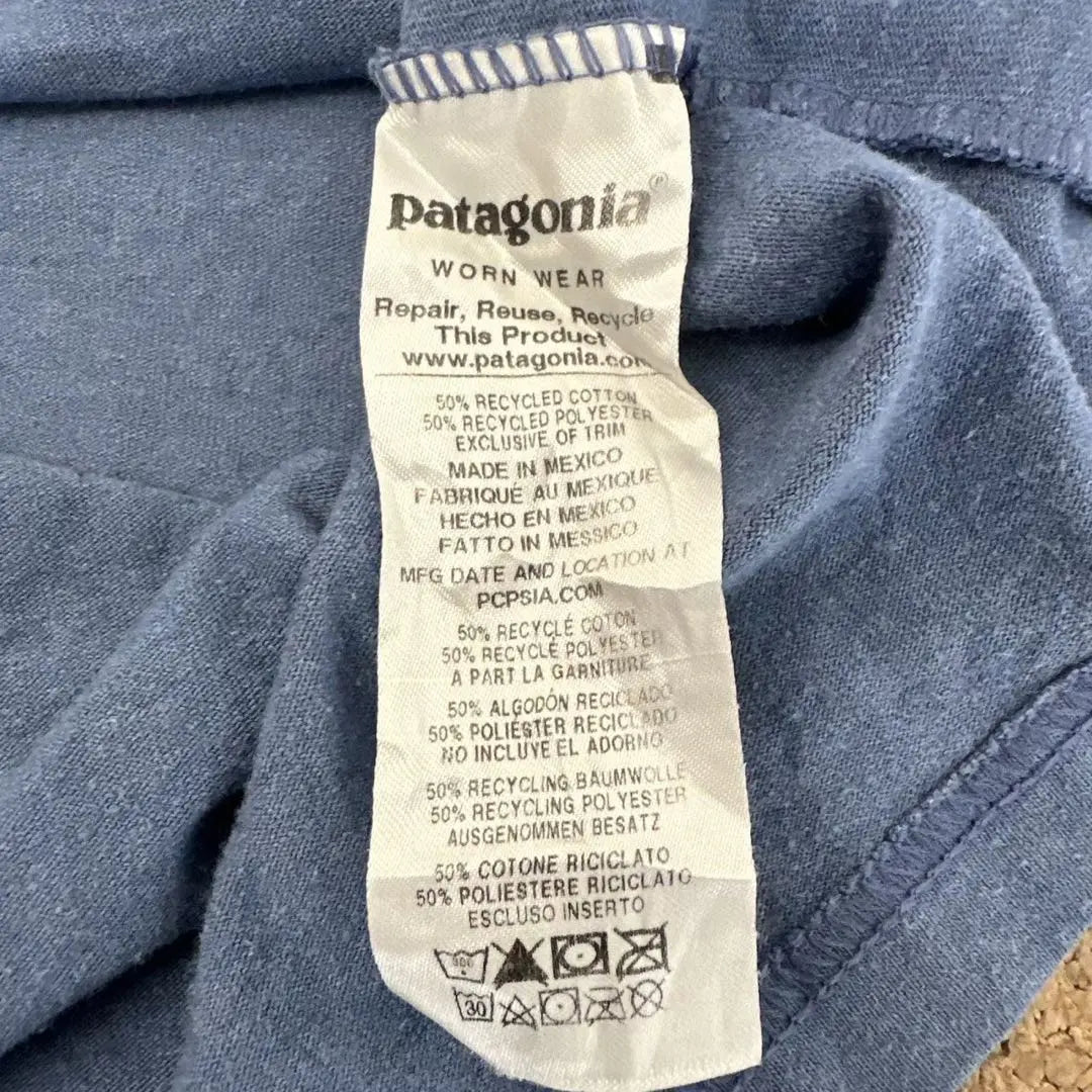 Patagonia Long T-Navy Men's S size 24 hours shipping