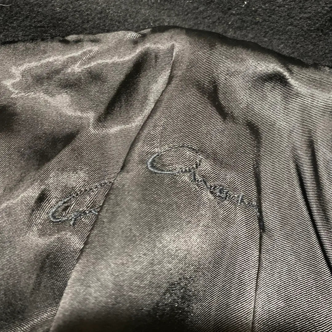 ✨Extremely beautiful✨ RICK OWENS Long coat Leather switch Black Made in Italy