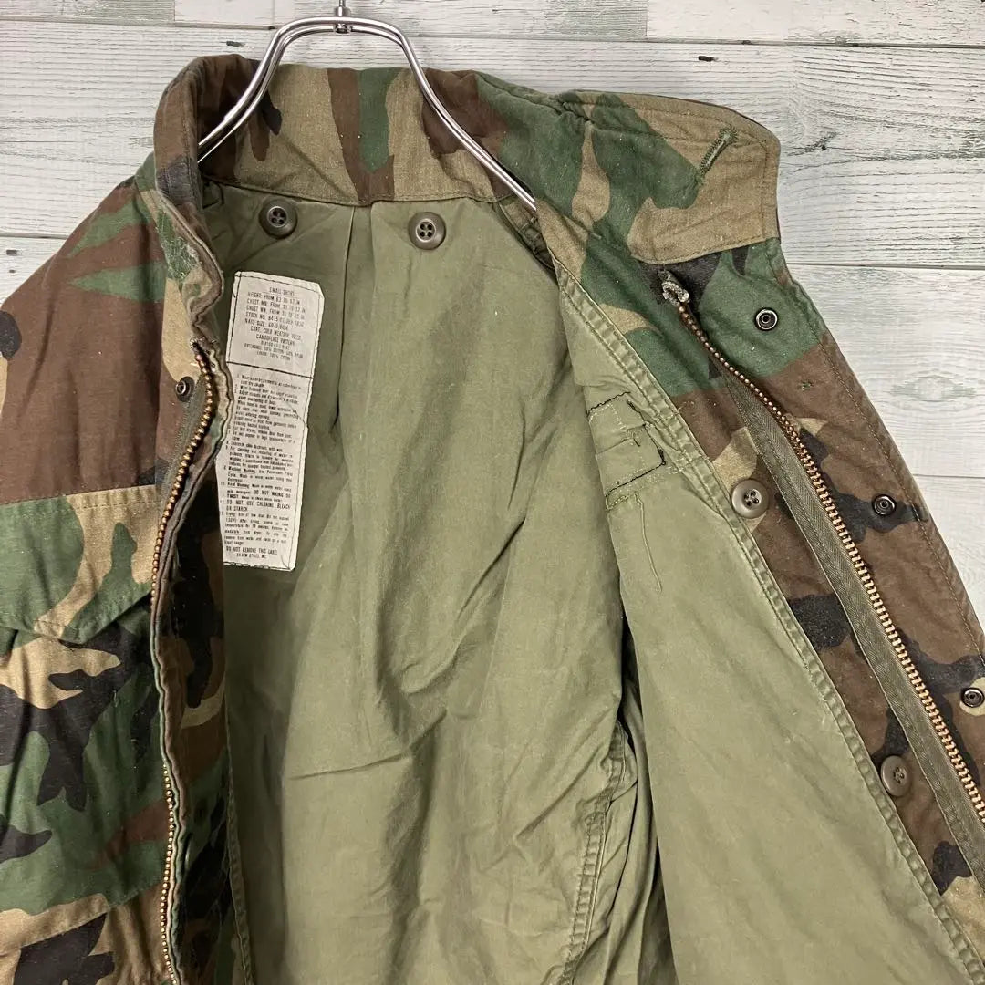 US Army Actual 80's M65 3rd Woodland Field Jacket S-S