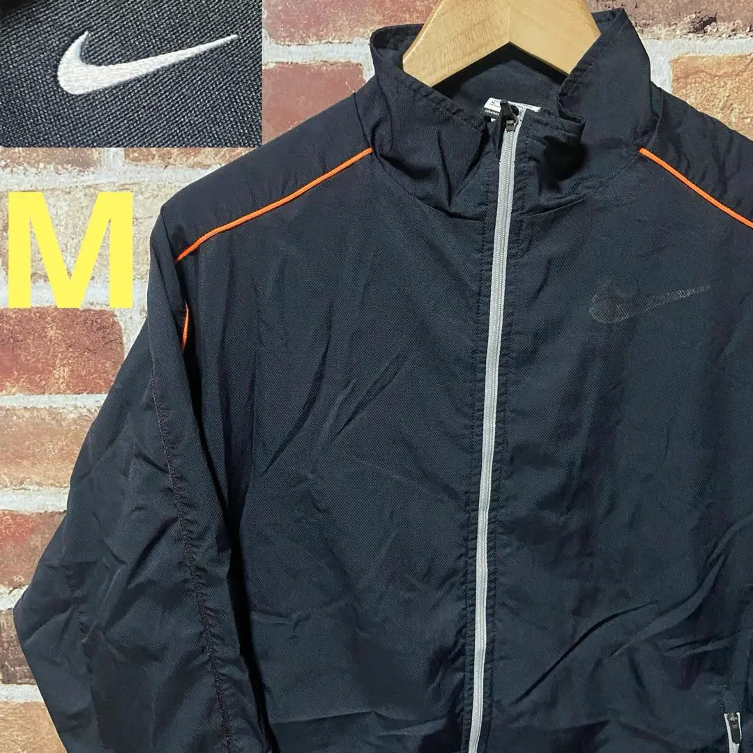 Chaqueta de nailon N51 NIKE, ropa vieja, chaqueta negra Nike