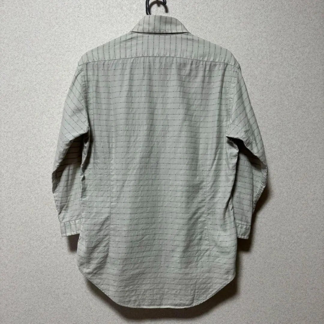 [Rare] Simplicite plus BD shirt, long sleeve shirt, all-over pattern, made in Japan