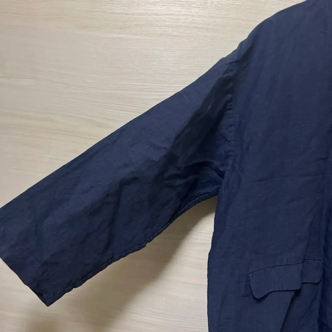 Atelier d'antan★Chaqueta de lino a medida de cáñamo fabricada en Japón lisa