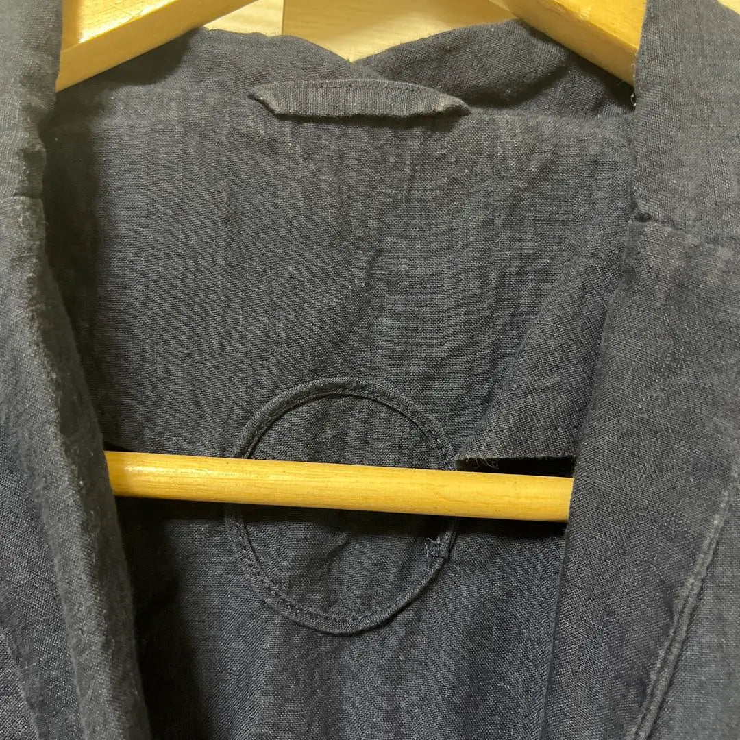 Atelier d'antan★Chaqueta de lino a medida de cáñamo fabricada en Japón lisa