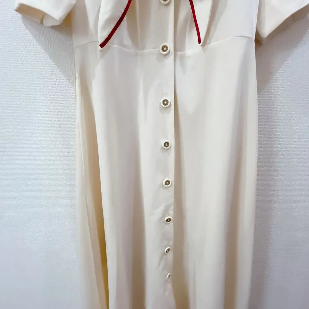 LA POMME Sailor Scarf Shirt One Piece Long Long Uniform style