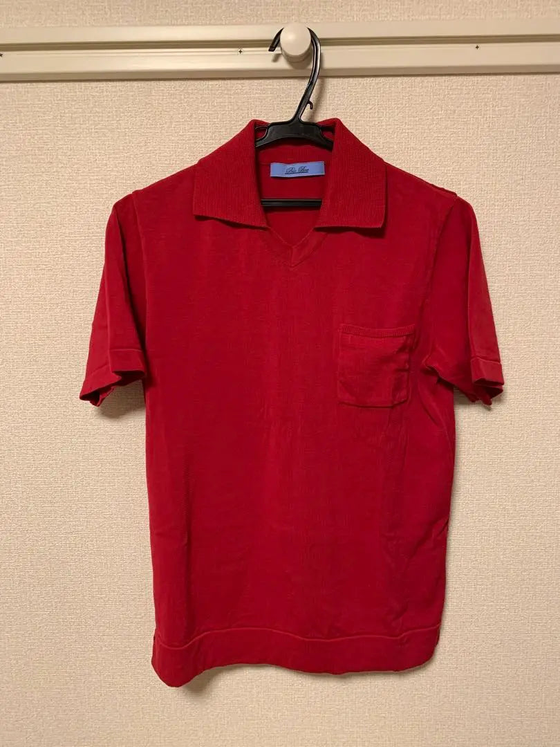 BluBre/Pocket Skipper T-shirt RED