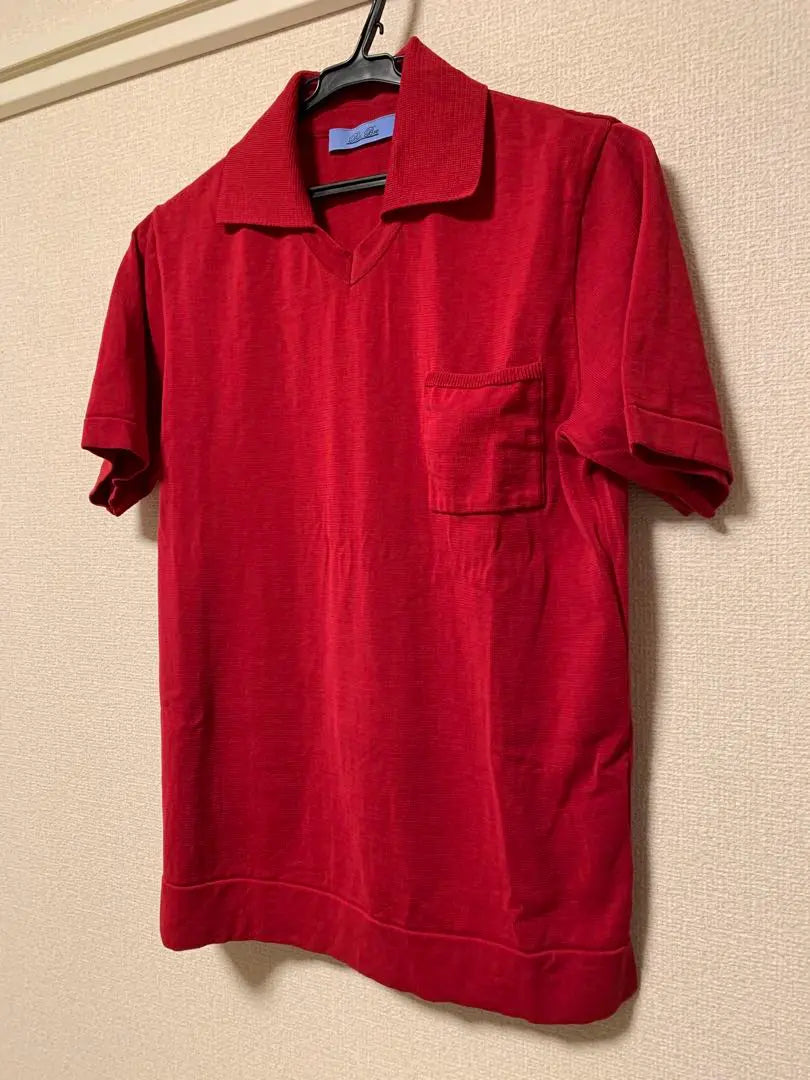 BluBre/Pocket Skipper T-shirt RED