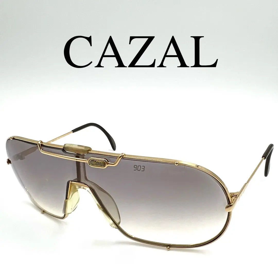 CAZAL Sunglasses, Non-prescription MOD.903 Gold with Storage Bag