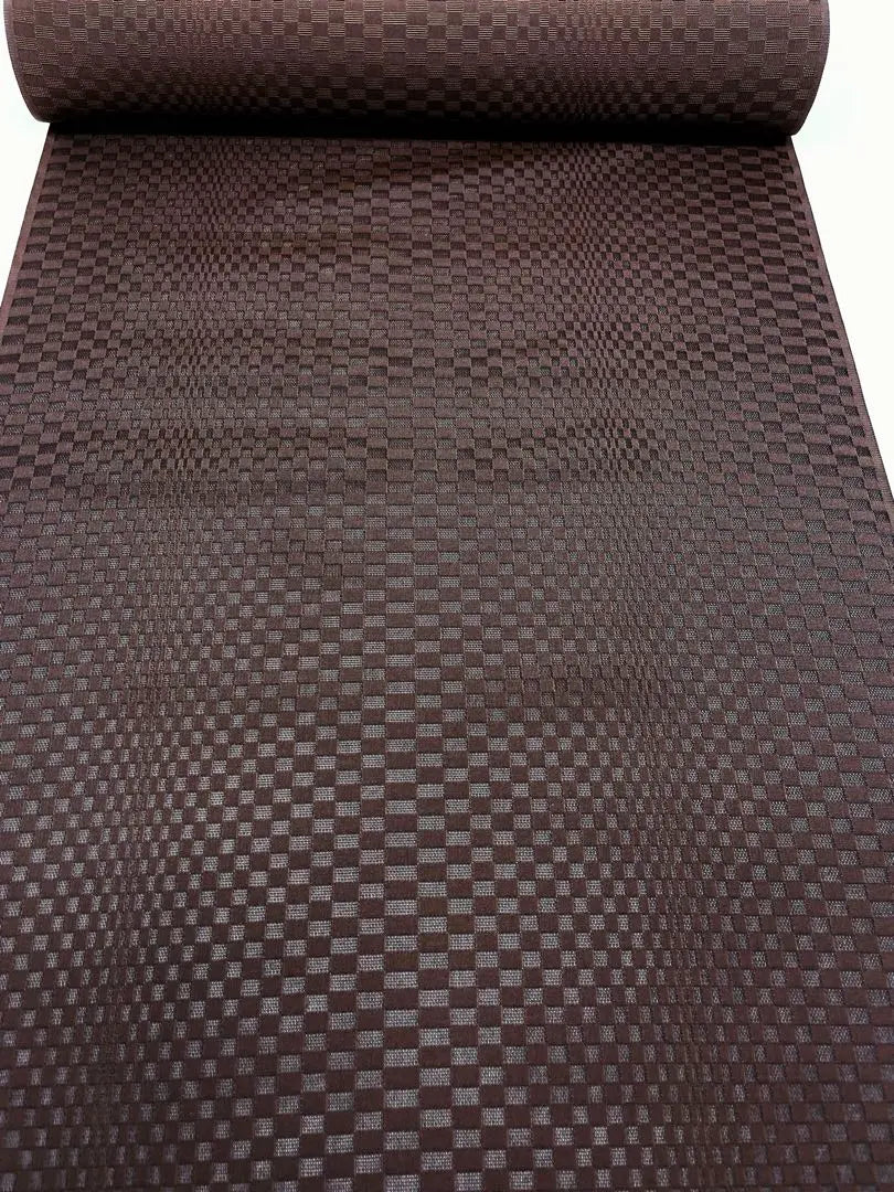 Mojiri weave Shiranezawa Yonezawa Sky weave Ebony color Pure silk cloth TN