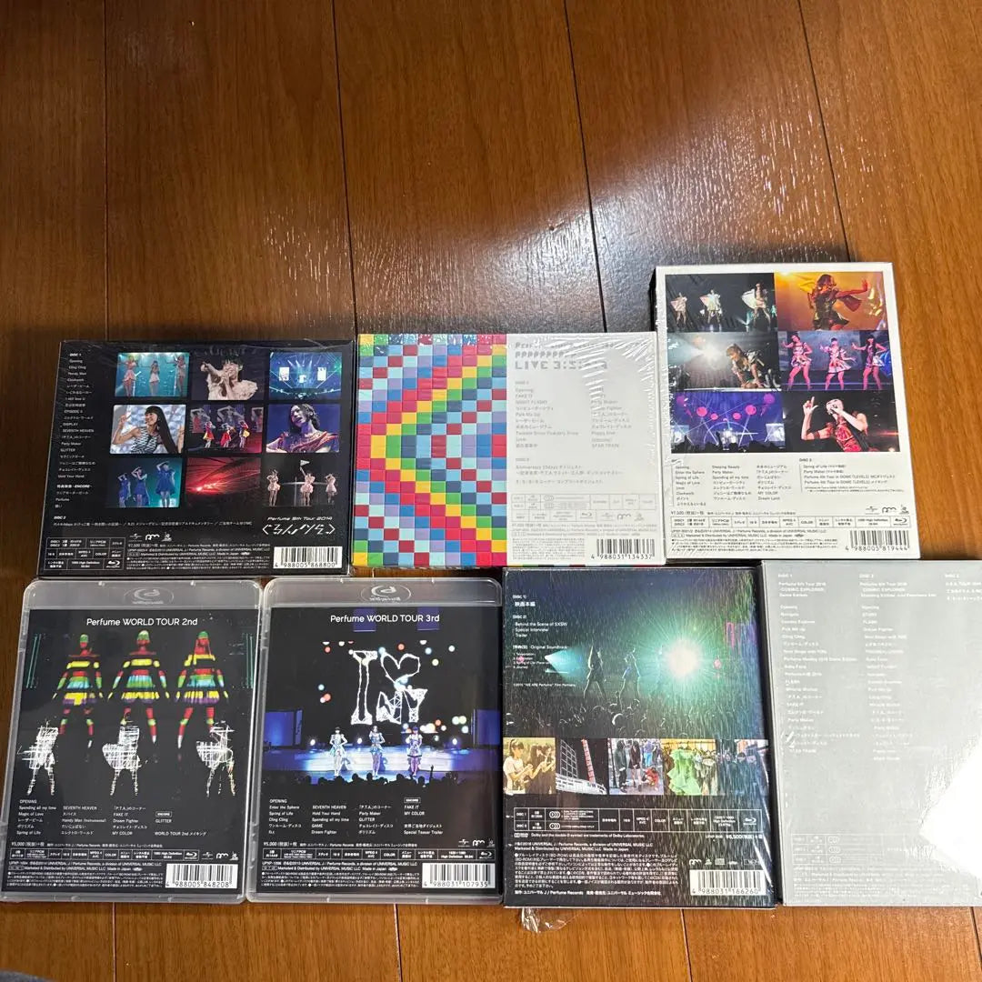 Perfume Tour Blu-ray 7 sets