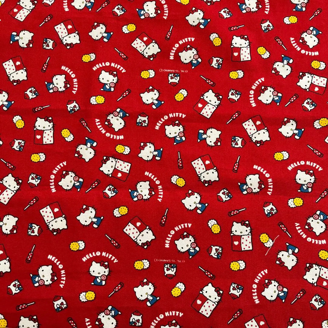 Hello Kitty Scrap Candy Cloth Fabric Made in 2015 Heisei Retro