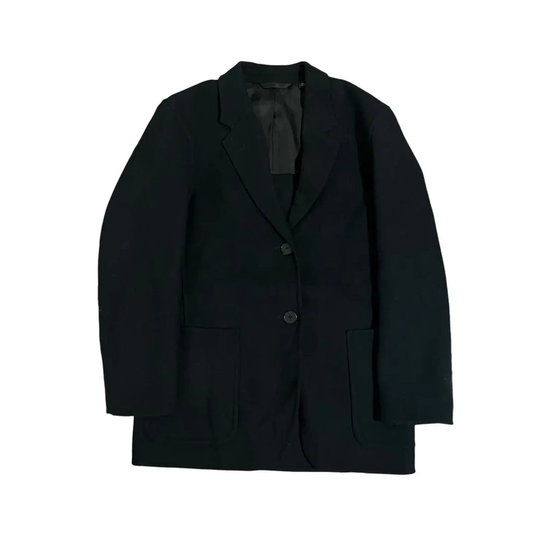 UNIQLO U Wool Blend Jacket XS Black