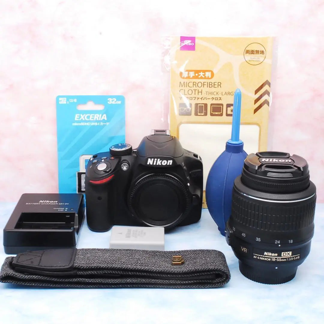 Nikon D3200★SLR camera★Easy shooting with guide mode★