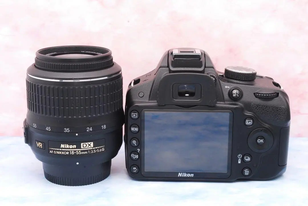 Nikon D3200★SLR camera★Easy shooting with guide mode★