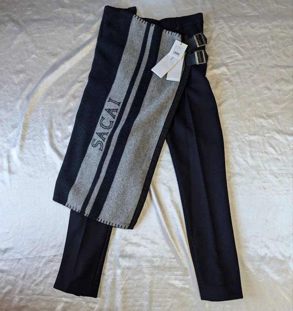 Pantalón manta SACAI nuevo sin uso | 新品未使用 SACAI ブランケットパンツ