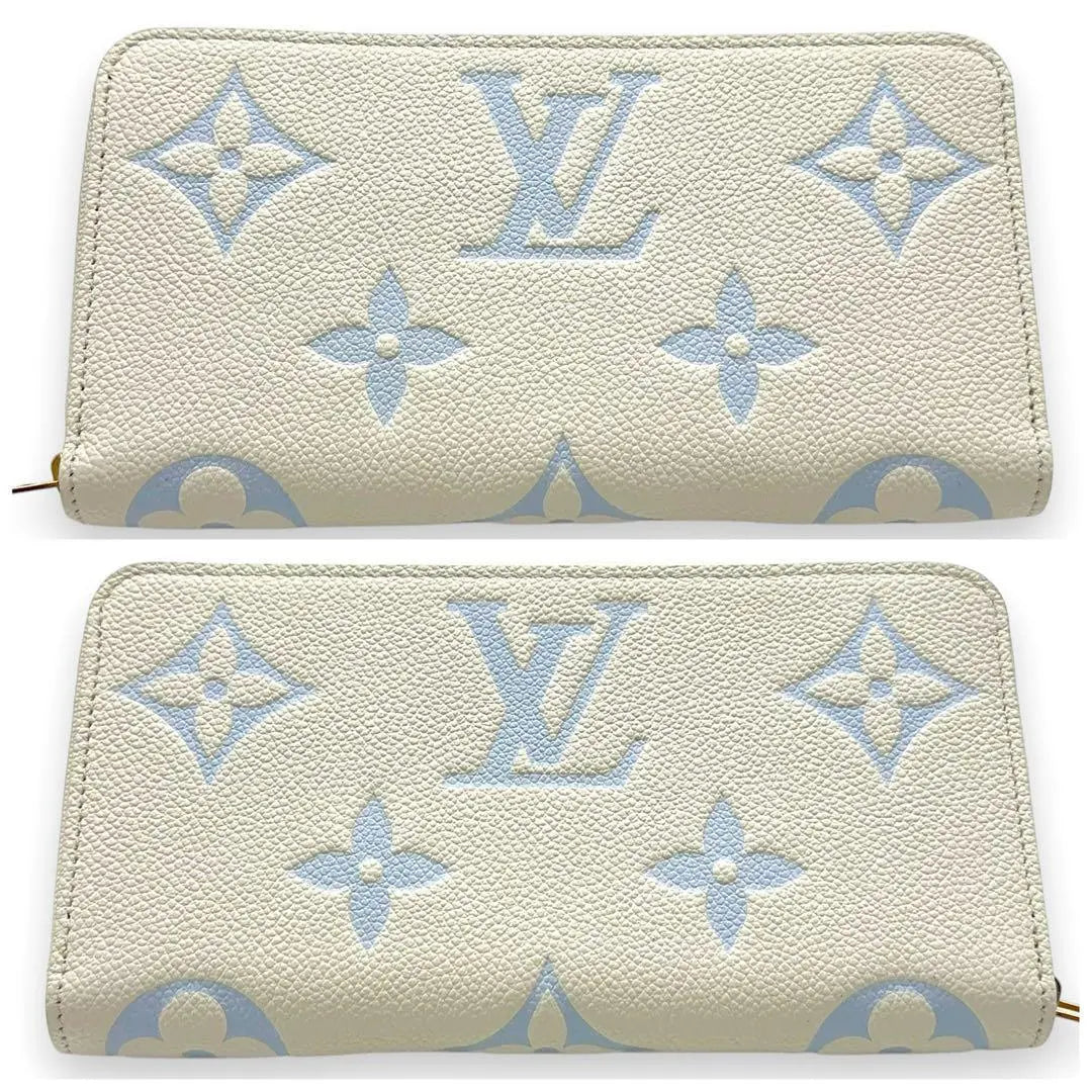 [Casi sin usar] Cartera Louis Vuitton Zippy Monedero largo de piel con diseño de emplant