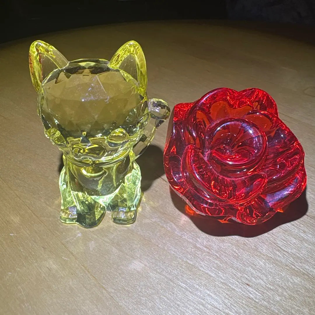 Set Venta Acrílico Piedra Acrílico Hielo Invitado Cat Bar Set | セット売 アクリルストーン アクリルアイス 招き猫 バラセット