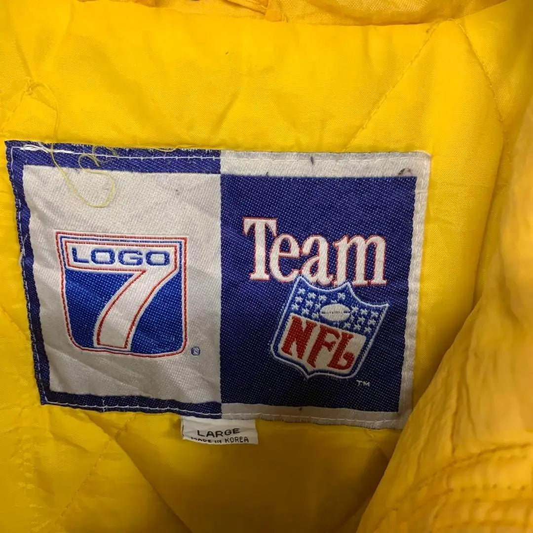 [Importación rara de EE. UU. de los años 90] Chaqueta de nailon bordada de doble cara de los Green Bay Packers de la NFL | 【レア☆US輸入90s】NFL グリーンベイパッカーズ 両面刺繍ナイロンジャケット