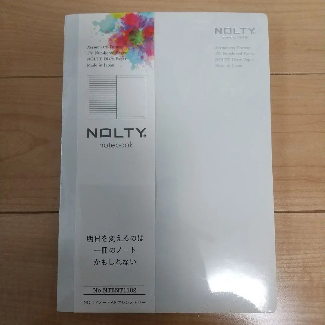 NOLTY Note A5 Asimétrico Gris Claro 2 libros