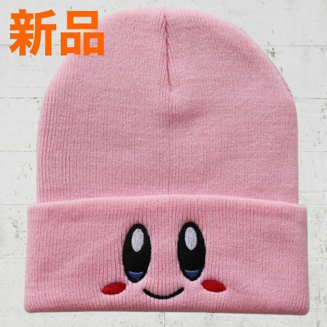 [Unused] Game Knit Cap Beanie Cap Knit Cap Pink