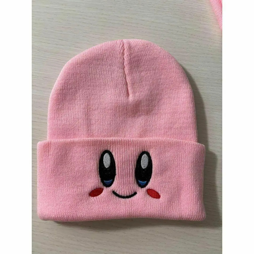 [Unused] Game Knit Cap Beanie Cap Knit Cap Pink