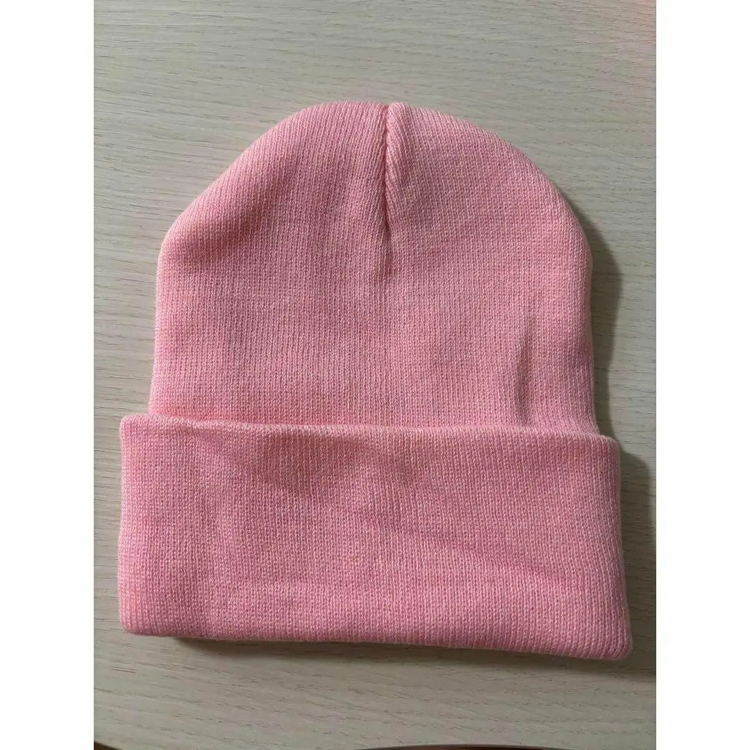 [Sin usar] Gorro de punto para juego Gorro de lana Gorro de punto rosa