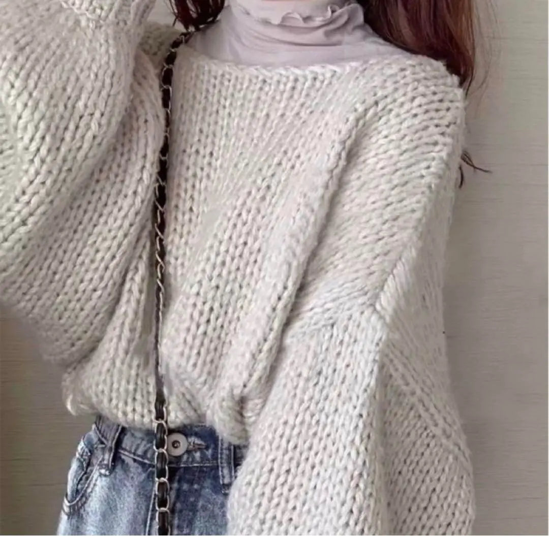 [Beauty] Mikura Imada Grail Low Gauge Knit Tops [MB1362] | 【美品】今田美桜 グレイル ローゲージニットトップス[mb1362]