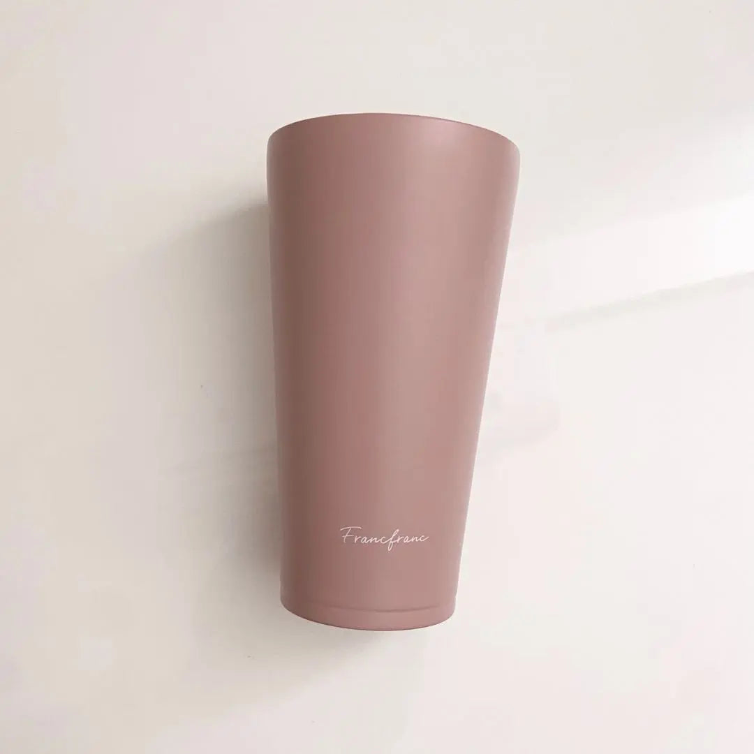 Francfranc Ceramic Coated Stainless Tumbler Pink