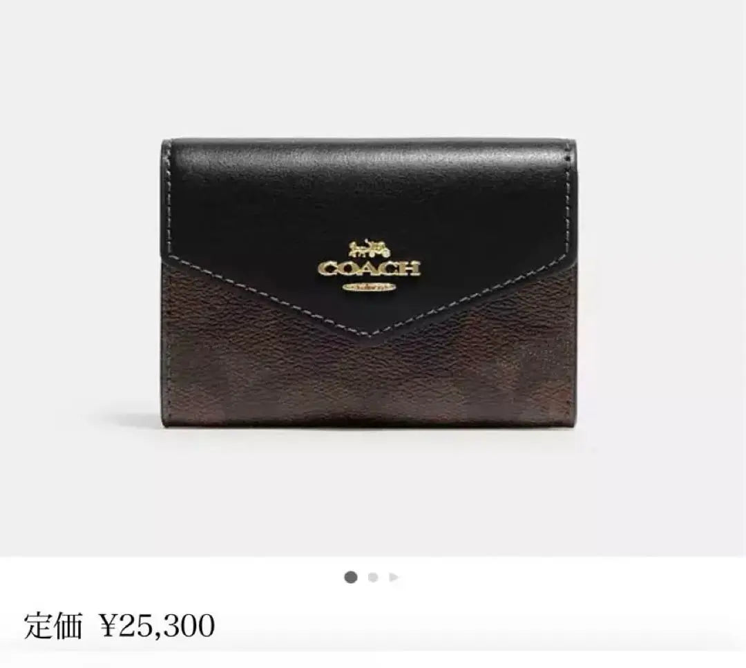 coach card case signature