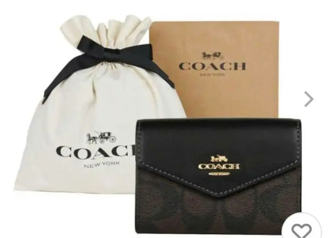 coach card case signature