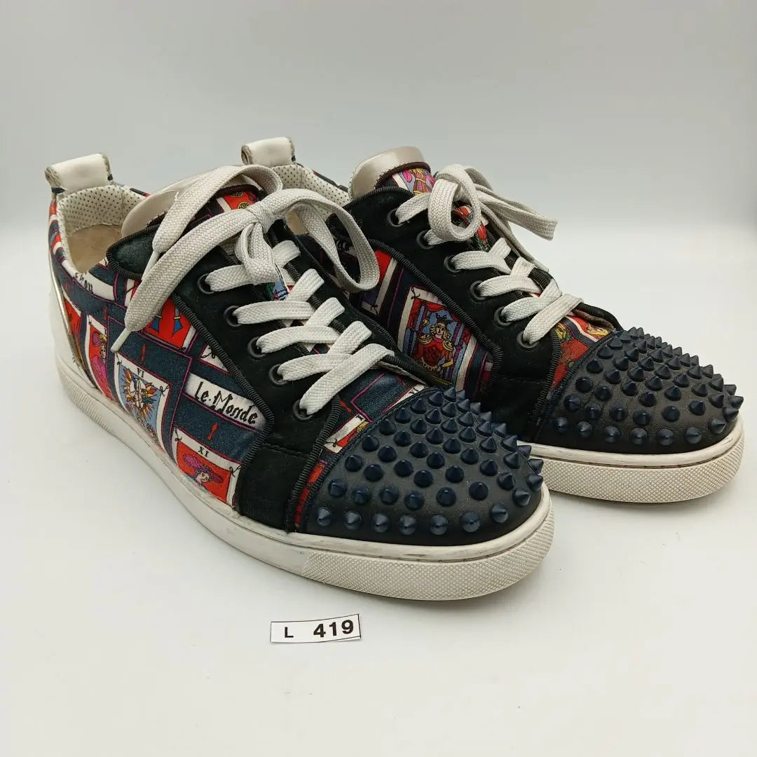 L419 Christian Louboutin sneakers 40.5 Approx. 25.5cm multi-color