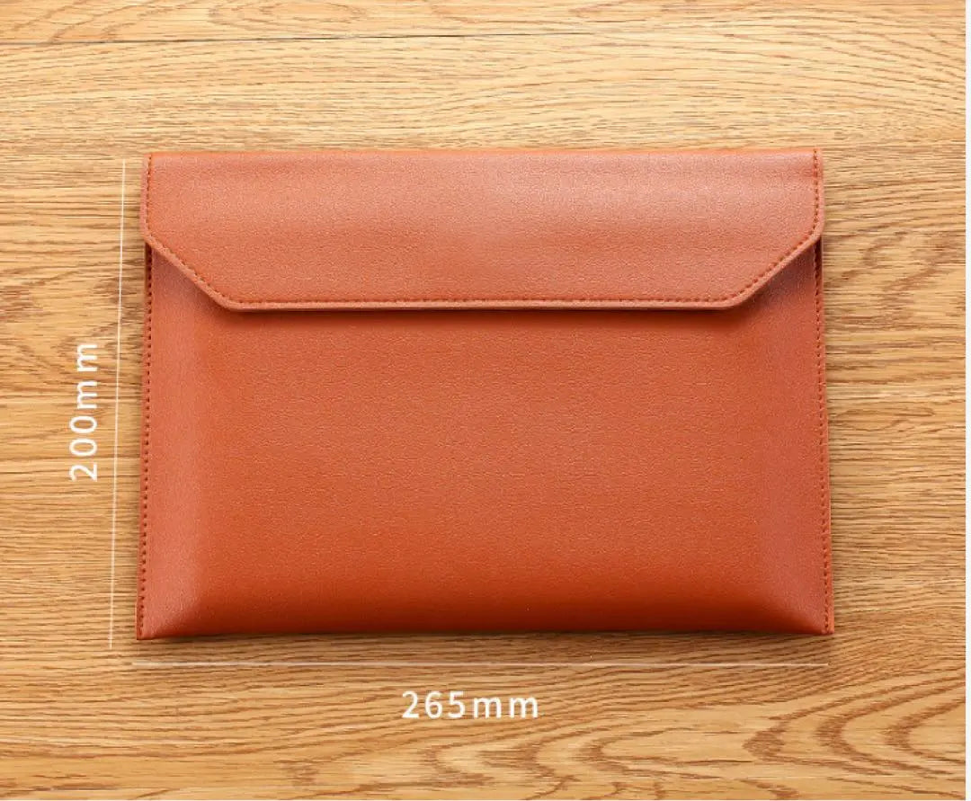 ⭐️ New ⭐️ High -quality leather pouch B5 Documents Case multifunctional storage stationery brown