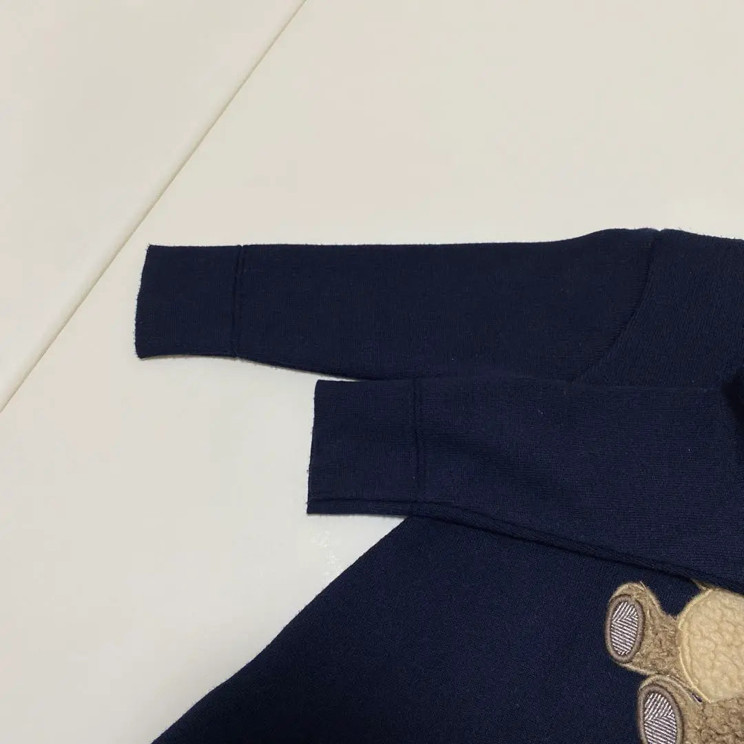 familiar Familiar Knit Bear Dress 80 Navy