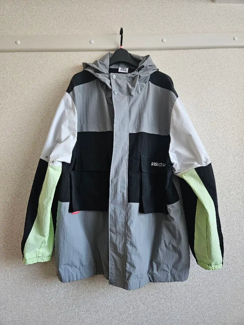 VISION Streetwear Windbreaker Track Jacket Men's